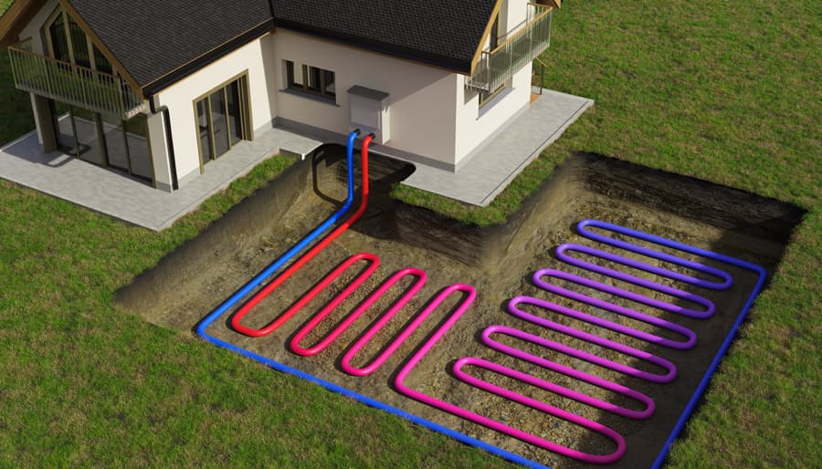 Soluciones de geotermia para viviendas